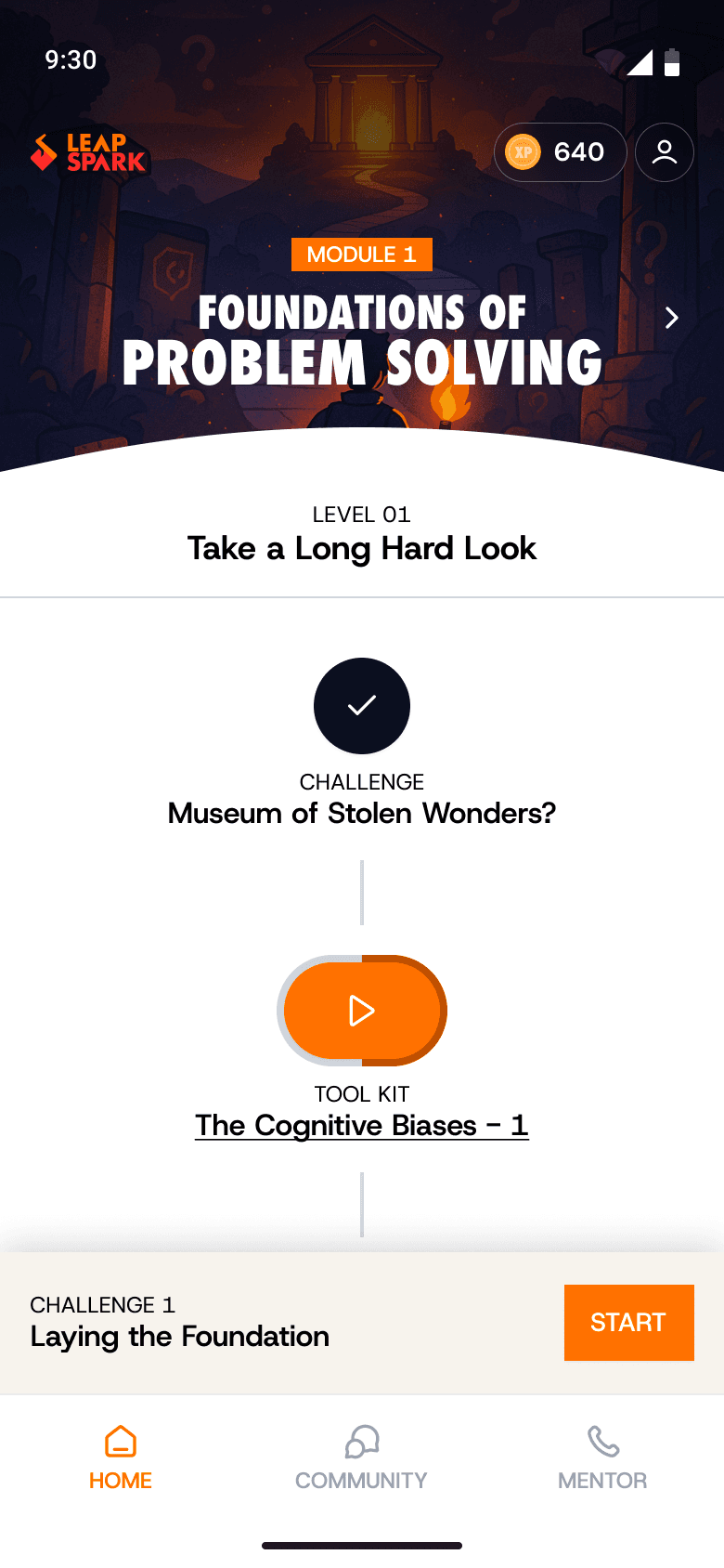 Leap Spark app - ๐ง Problem-Solving Muscle